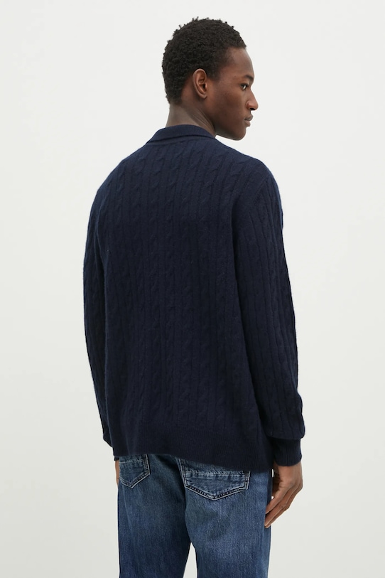 Oblačila Jopica iz kašmirja FROM FUTURE MPC02223 mornarsko modra