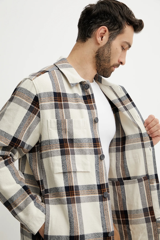 Рубашка Fjallraven Singi Flannel Overshirt M F12600226.113.555 бежевый