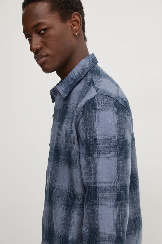 Бавовняна сорочка Timberland блакитний TB0A6V3PEFE1