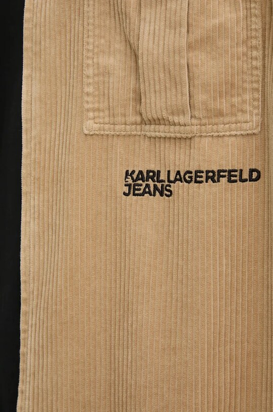 Вельветовая куртка Karl Lagerfeld Jeans 246D1606 бежевый