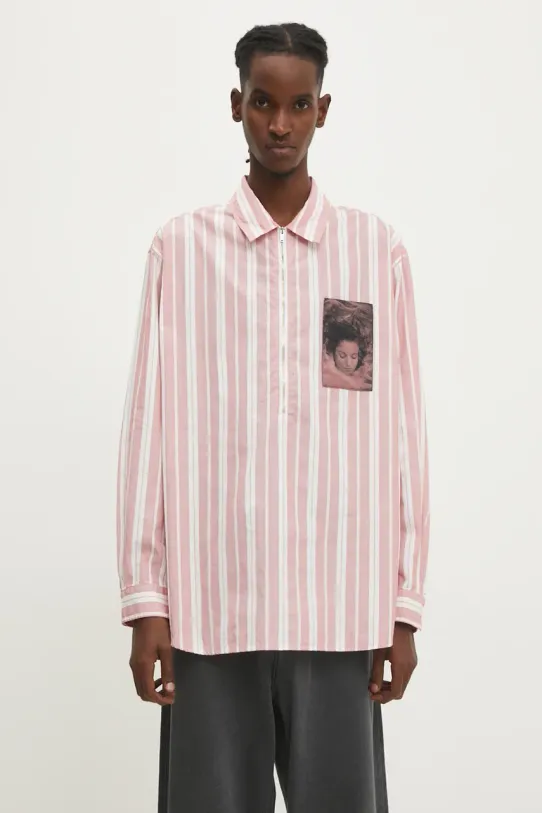 Undercover cotton shirt x Twin Peaks relaxed red UC2D4403