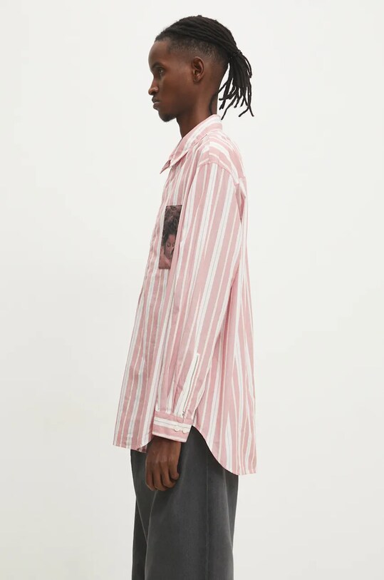 Bavlněná košile Undercover x Twin Peaks UC2D4403 červená AW24