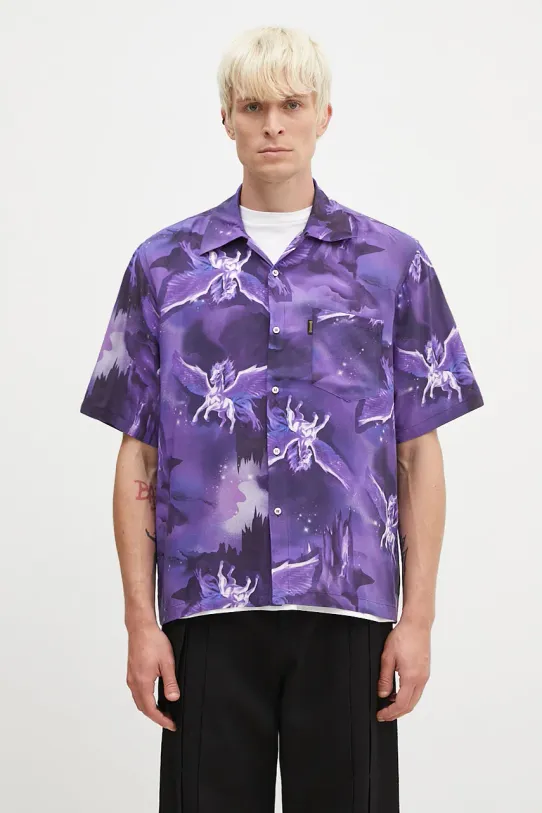 Aries shirt Pegasus Hawaiian Shirt classic violet AR4010402