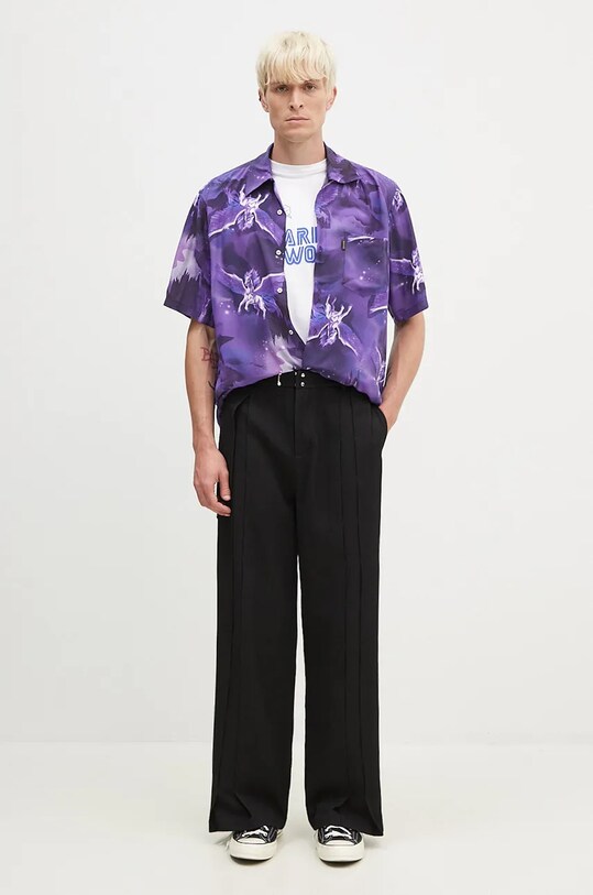 Сорочка Aries Pegasus Hawaiian Shirt AR4010402 фіолетовий