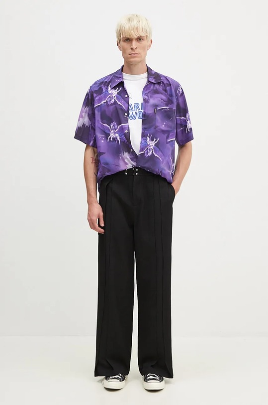 Aries shirt Pegasus Hawaiian Shirt AR4010402 violet