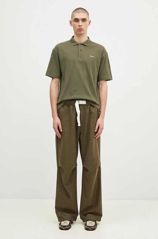 Barbour polo de bumbac Dunand OS Polo Shirt MML1426 verde