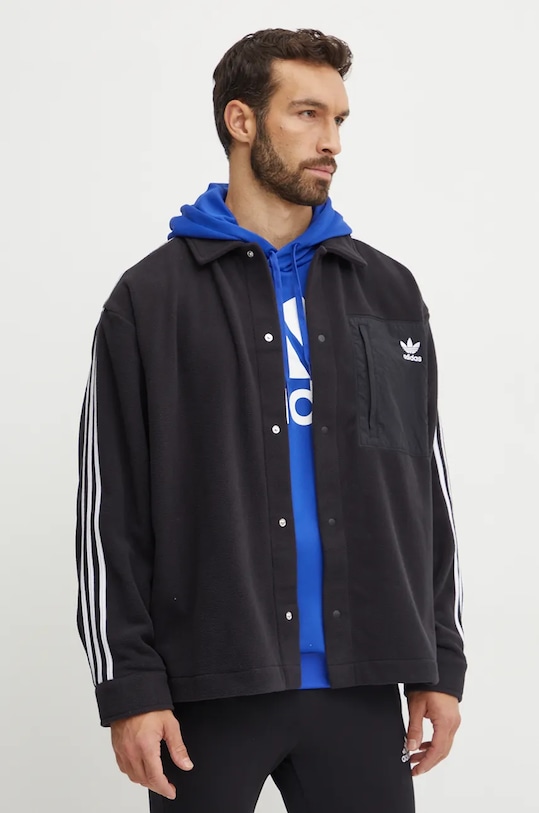 adidas Originals camasa lung negru IZ1834