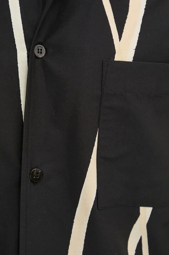 Рубашка Nanushka CASPIAN NM24PFSH02599 чёрный