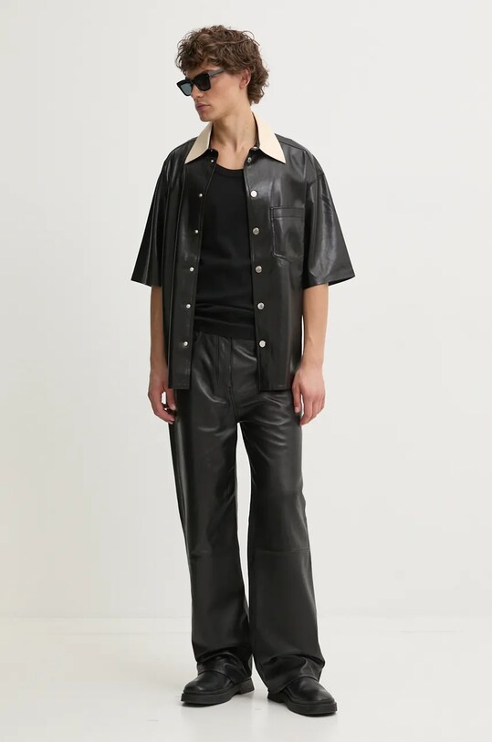 Clothing Nanushka shirt AKSEL NM24PFSH01999 black