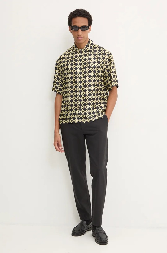 Дрехи Копринена риза Nanushka MAXTON NM24PFSH06298 черен