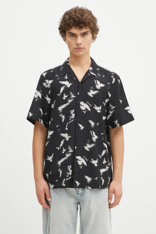 KSUBI koszula Flight Resort casual czarny MPF24SH004
