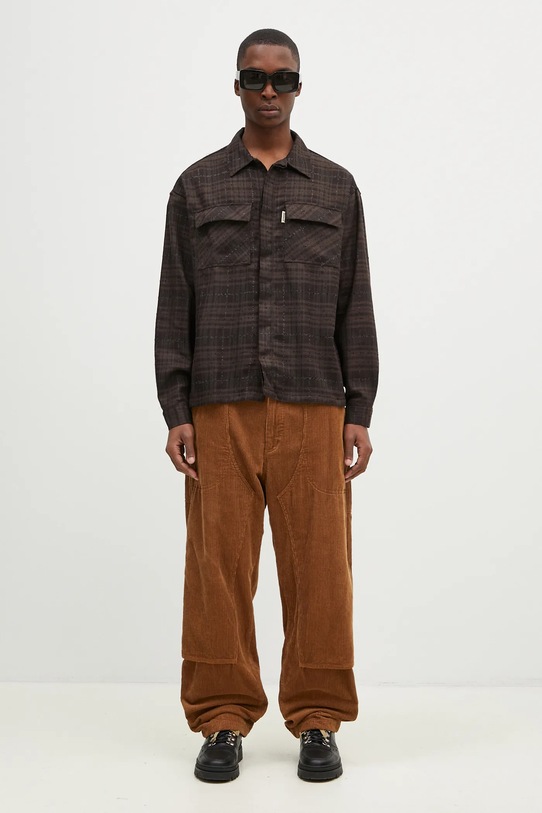 Košulja Represent Rep Flannel Shirt MLM2158.064 smeđa