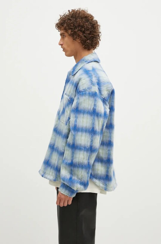 Košulja-jakna Represent Textured Overshirt MLM2160.196 plava AW24