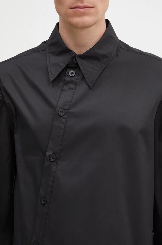 Andersson Bell cămașă Bouquet Asymmetric Shirt negru atb1138m