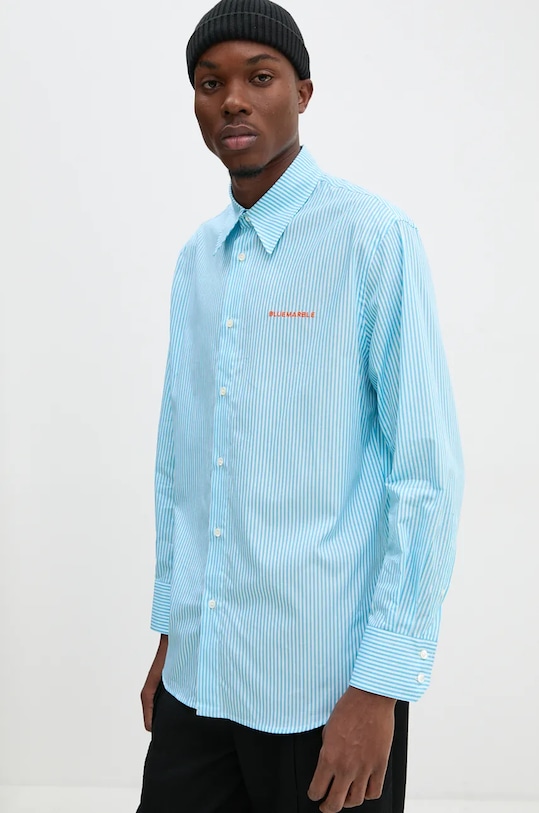 Bavlnená košeľa BLUEMARBLE regular modrá SH29.PO26B24