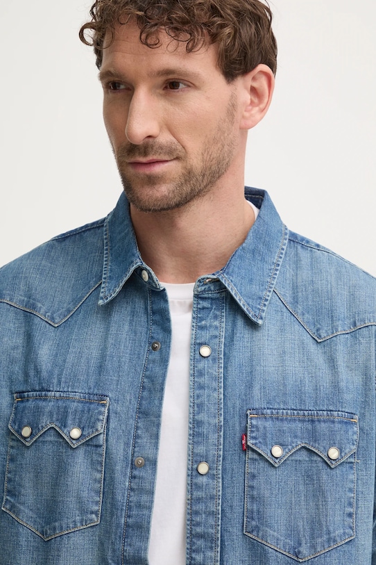 Levi's koszula jeansowa niebieski A5751