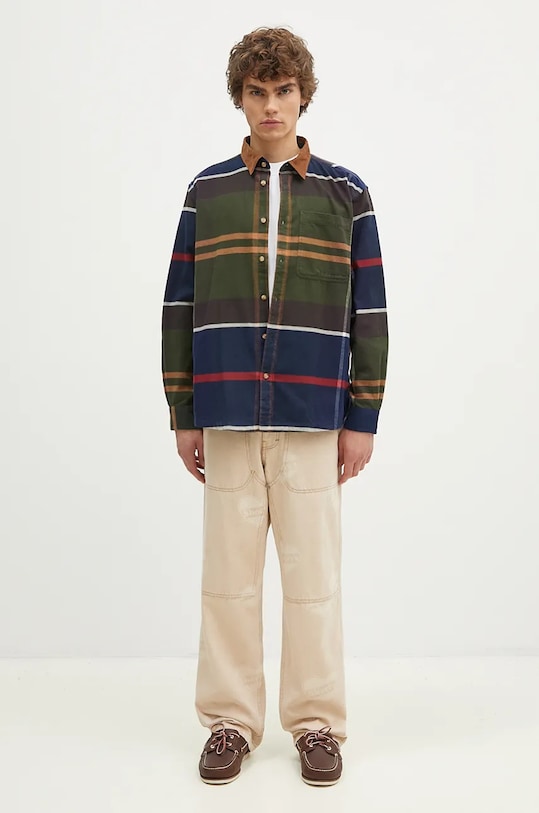 Barbour camasa din bumbac Bushlane OS Tartan Shirt MSH5532 multicolor