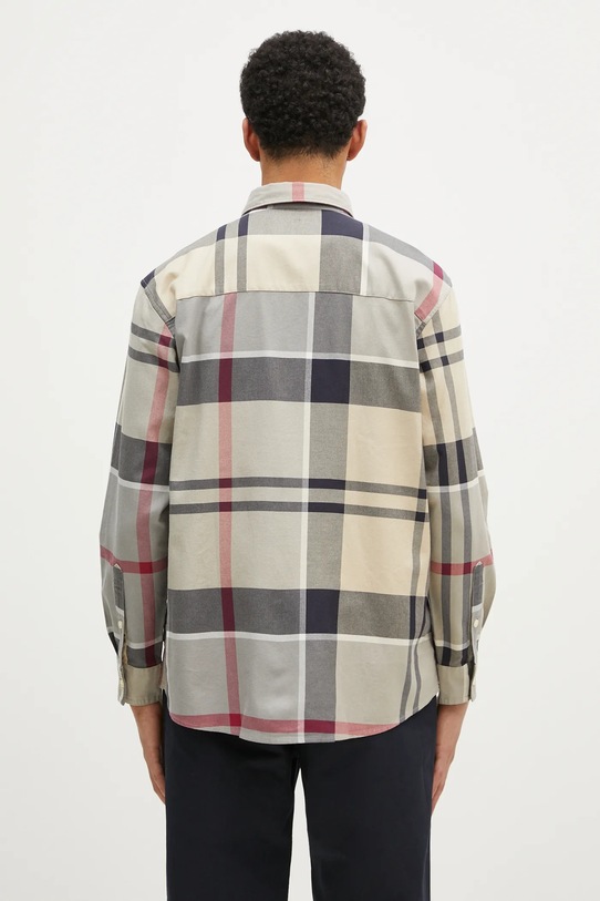 Abbigliamento Barbour camicia in cotone Renford OS Tartan Shirt MSH5514 beige
