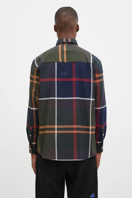 Îmbrăcăminte Barbour camasa din bumbac Renford OS Tartan Shirt MSH5514 verde