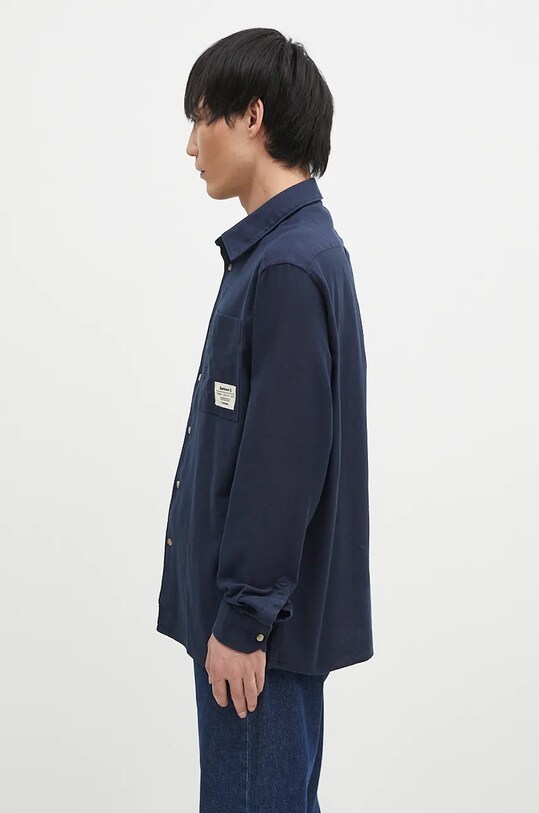 Barbour cămașă din bumbac Angelo Relaxed MSH5521 bleumarin AW24