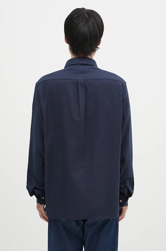 Îmbrăcăminte Barbour cămașă din bumbac Angelo Relaxed MSH5521 bleumarin