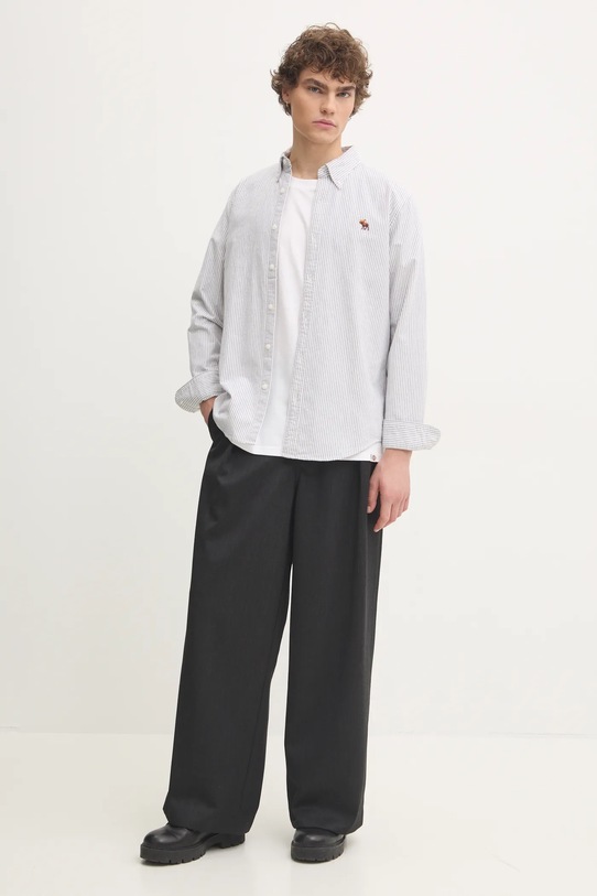 Abercrombie & Fitch koszula KI125.4185.104 szary AW24