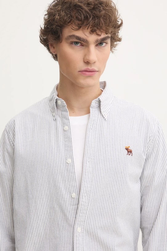 Abercrombie & Fitch koszula szary KI125.4185.104