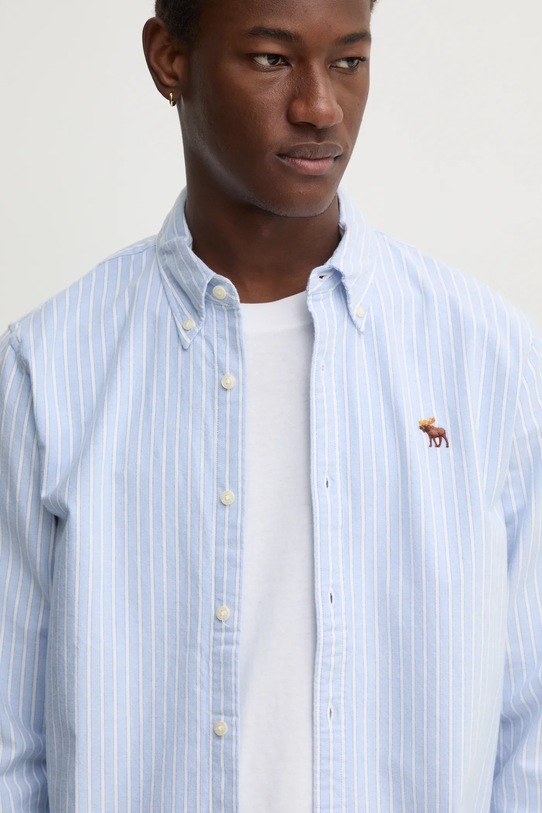 Košulja Abercrombie & Fitch casual plava KI125.4185.204