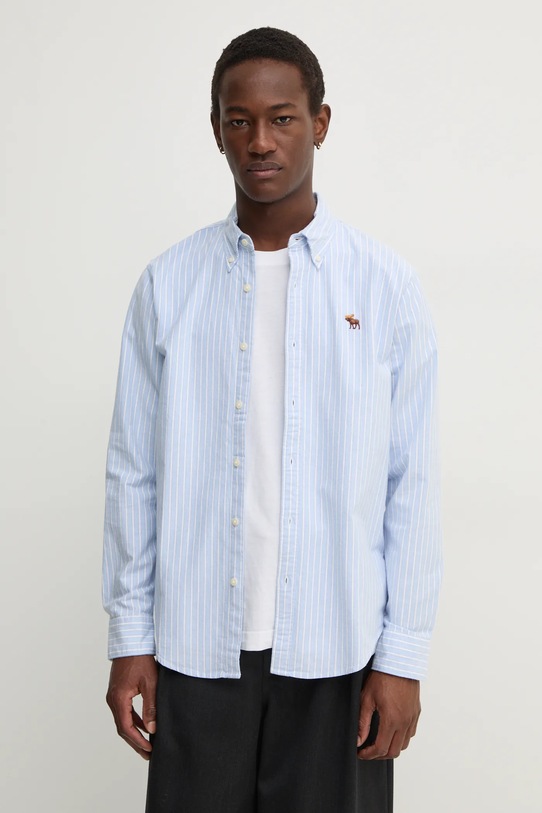 Košulja Abercrombie & Fitch plava KI125.4185.204