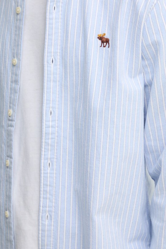 Abercrombie & Fitch camasa KI125.4185.204 albastru