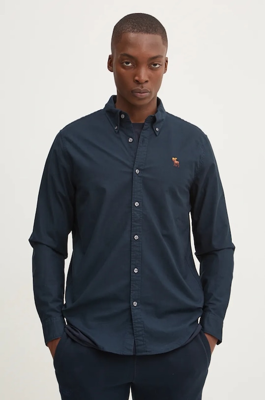 Košile Abercrombie & Fitch námořnická modř KI125.4285.200