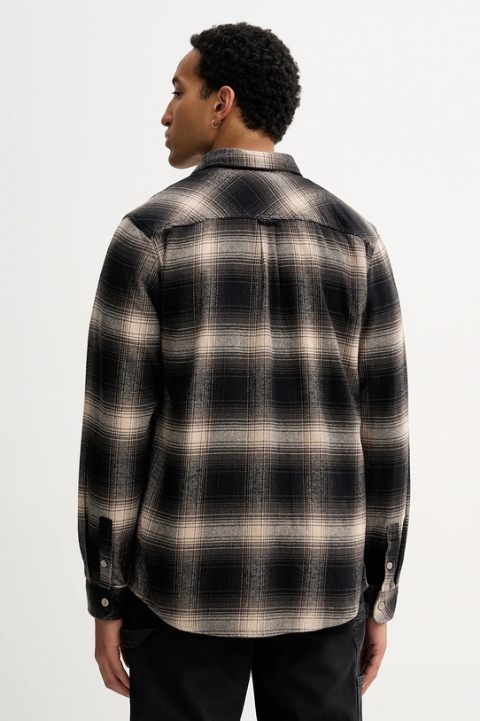 Odzież Rip Curl koszula bawełniana COUNT 00JMSH czarny