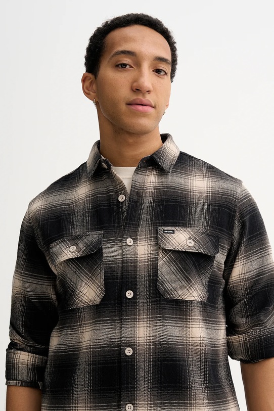 Rip Curl koszula bawełniana COUNT czarny 00JMSH