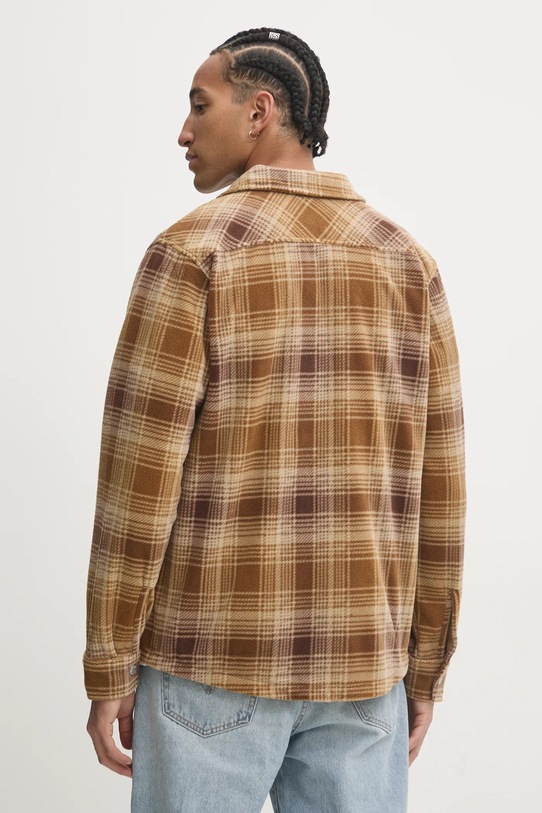 Îmbrăcăminte Rip Curl cămașă din lână FUN TIMES 03ZMSH maro