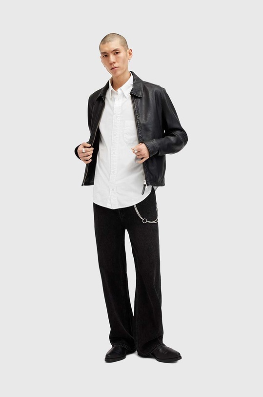 AllSaints koszula bawełniana SUTTA LS SHIRT M097SB