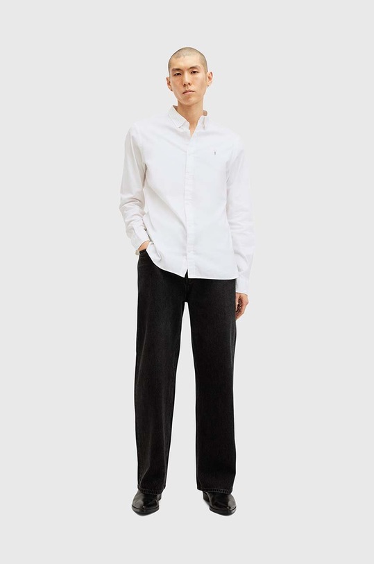 AllSaints koszula bawełniana HAWTHORNE LS SHIRT M150SB