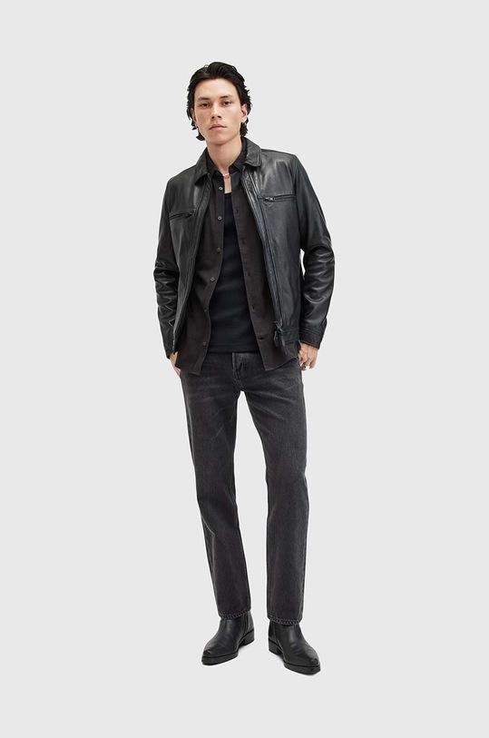 AllSaints camasa din bumbac LOVELL LS SHIRT M152SB