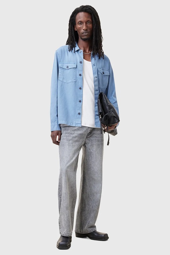 Бавовняна сорочка AllSaints SPOTTER LS SHIRT M154SB