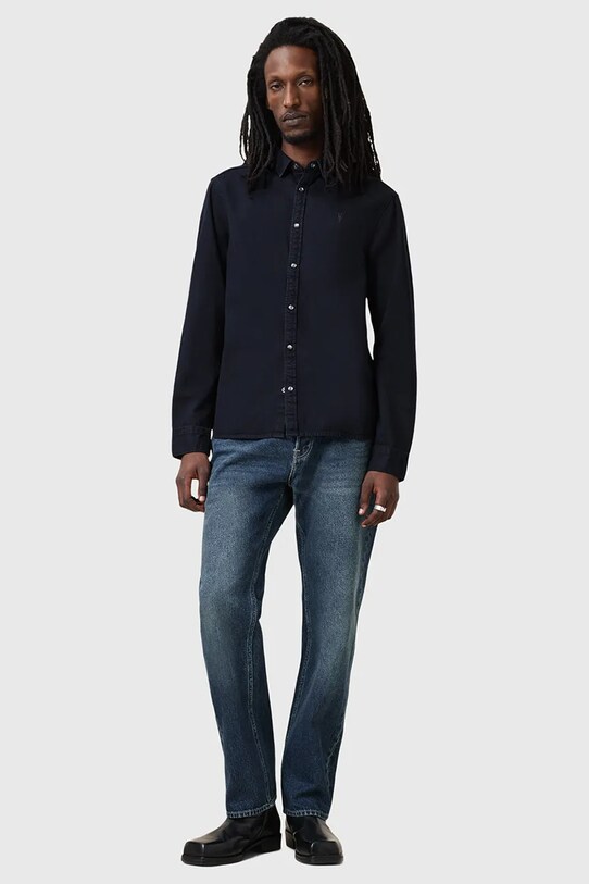 Джинсовая рубашка AllSaints GLEASON LS SHIRT M165SB