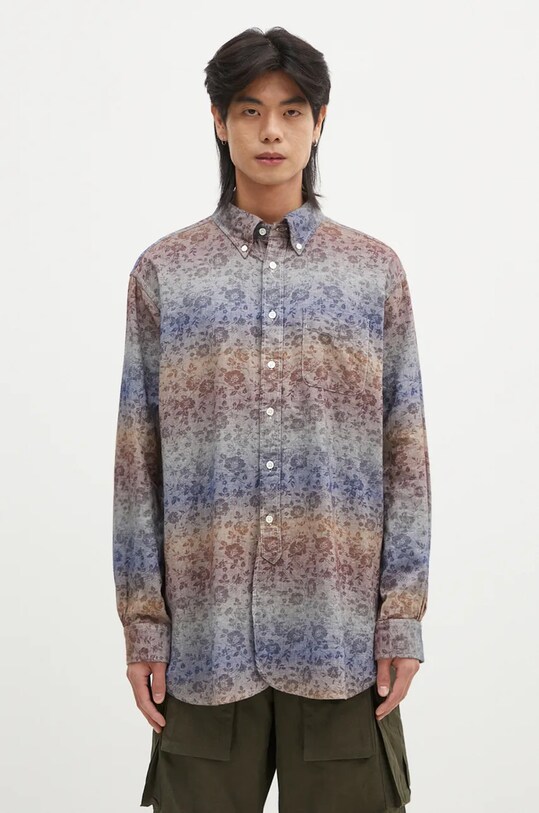 Хлопковая рубашка Engineered Garments 19 Century BD Shirt узор мультиколор 24F1A001