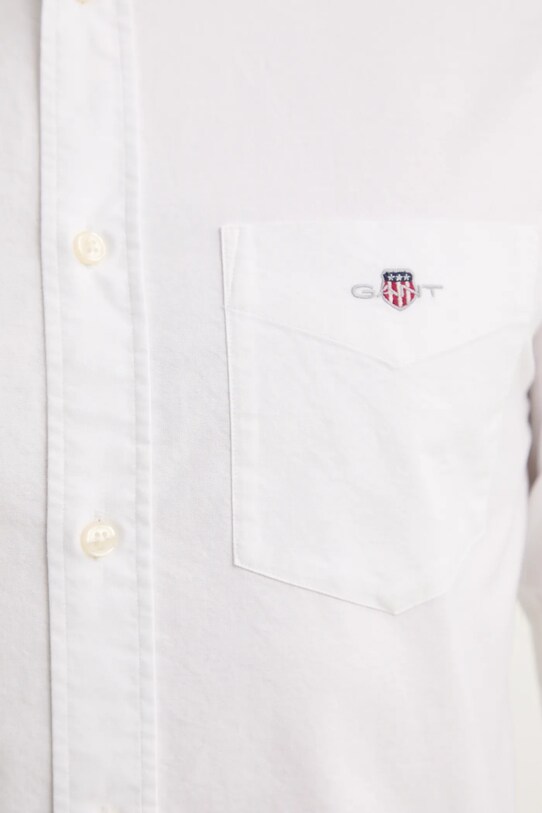 Хлопковая рубашка Gant 3000200 белый AW24