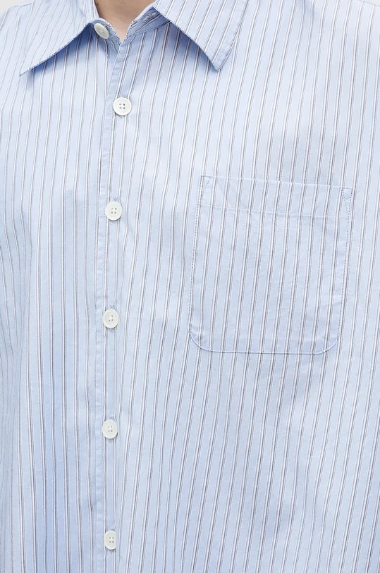Бавовняна сорочка Our Legacy Borrowed Shirt M4242BBD блакитний