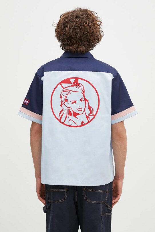 Îmbrăcăminte ICECREAM cămașă Diner Shirt IC24317 albastru