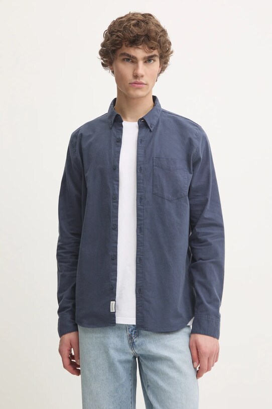 Hollister Co. camasa lung bleumarin KI325.4056.200
