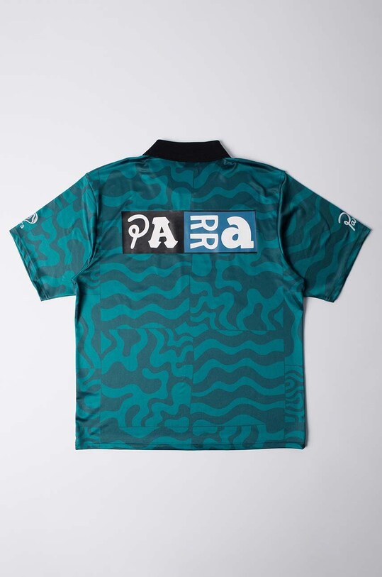 Polo majica by Parra Sports Flage Polo Shirt 52102 tirkizna AW24