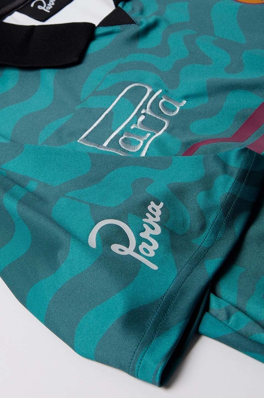 by Parra polo shirt Sports Flage Polo Shirt 52102 turquoise