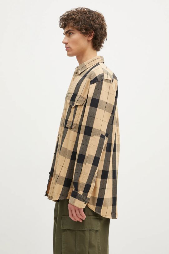 Памучна риза Filson Vintage Alaskan Guide Shirt FMCAM0013 бежов AW24