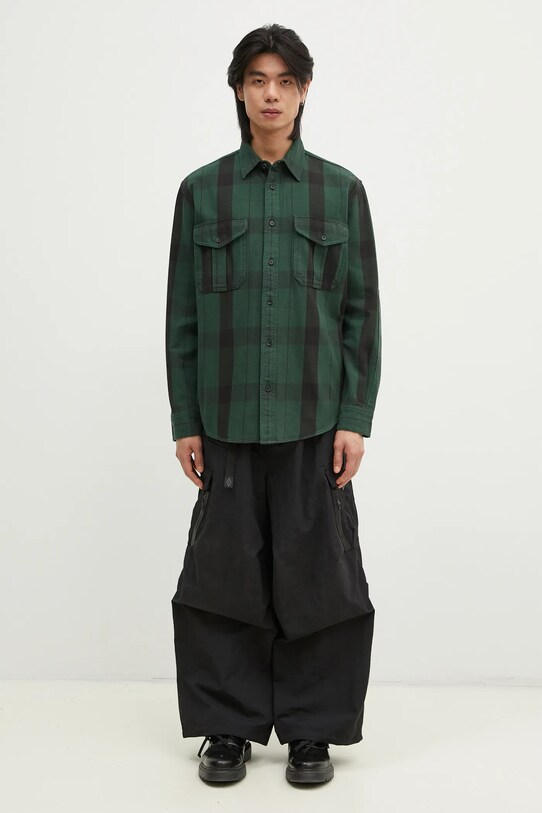 Памучна риза Filson Vintage Alaskan Guide Shirt FMCAM0013 зелен