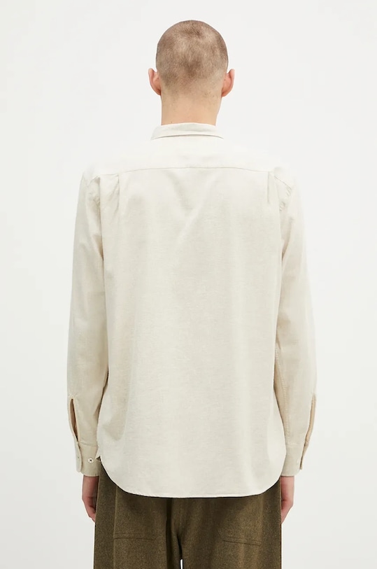 Одежда Хлопковая рубашка Universal Works 31651.SAND бежевый