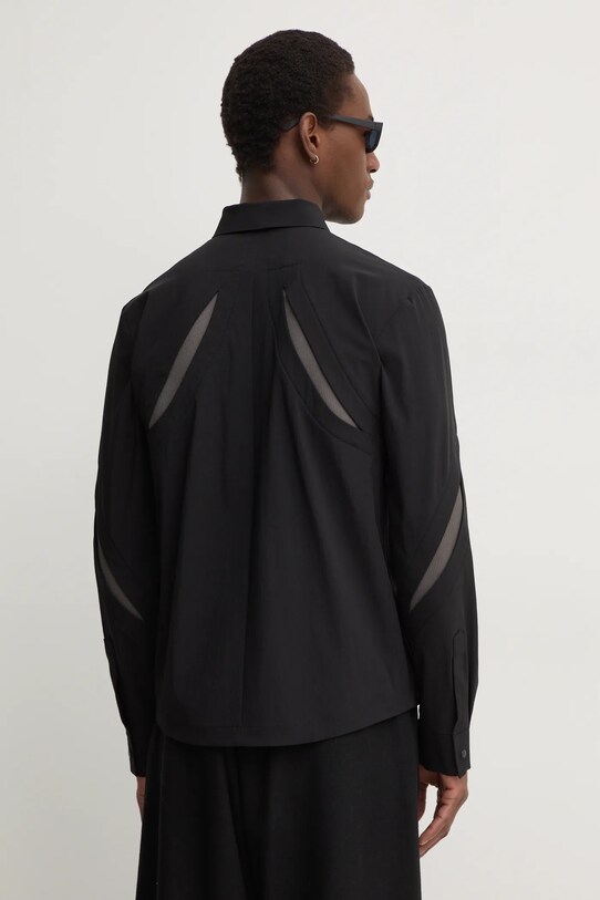 Heliot Emil shirt black AW24.M.05.058.BLK01